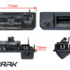 Parkovacia CCD kamera pre AUDI A5 / Q2 / Q3 - ŠKODA Kodiaq - VW T-cross