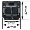 Parkovacia CMOS kamera pre MITSUBISHI Outlander, PEUGEOT 4007,CITROEN C-Crosser