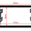 Plastový rámik autorádia VW / Škoda / Seat  -  2DIN