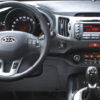 Plastový rámik autorádia KIA Sportage III. (10->) - antracit