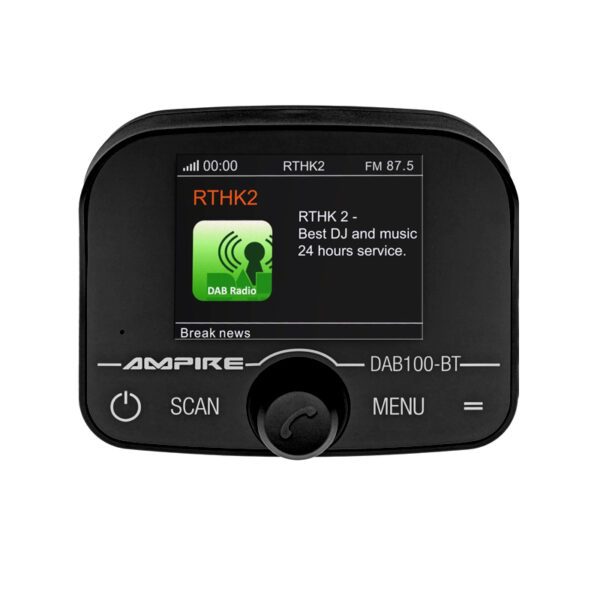 Ampire BT hands free sada + DAB rádio