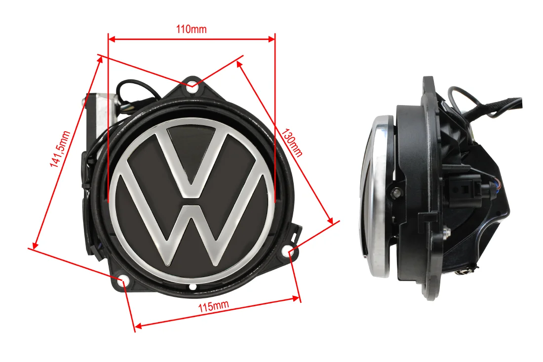 Parkovacia kamera pre VW Golf VII. / Passat B8 / T-Roc v znaku VW