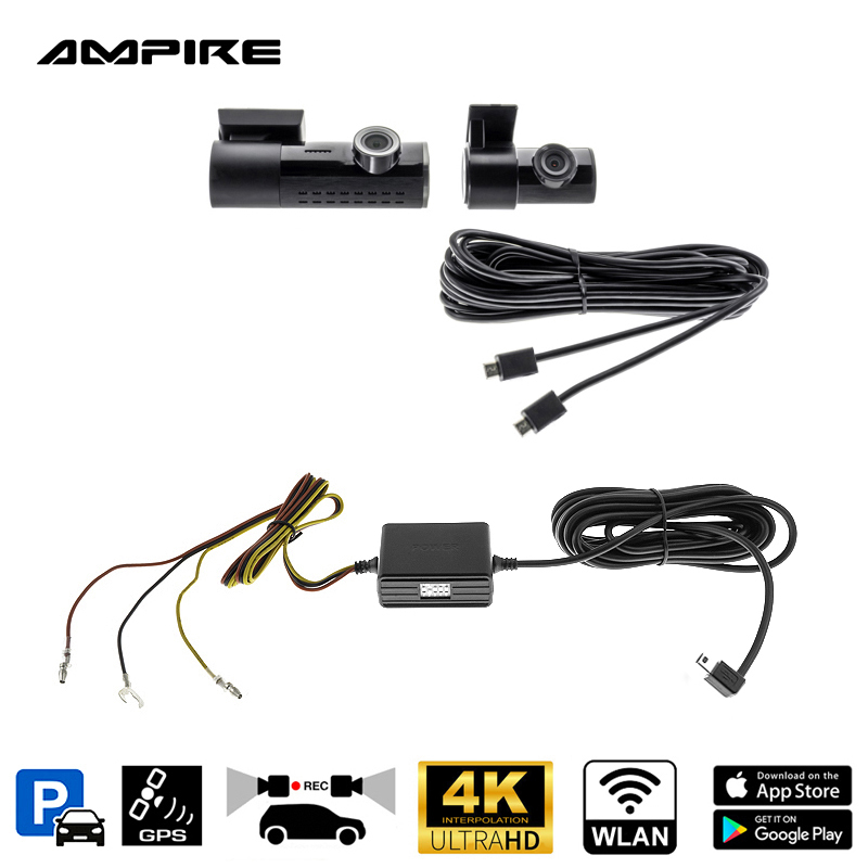 Kamera do auta - záznamová DVR kamera Ampire DC2-Pro